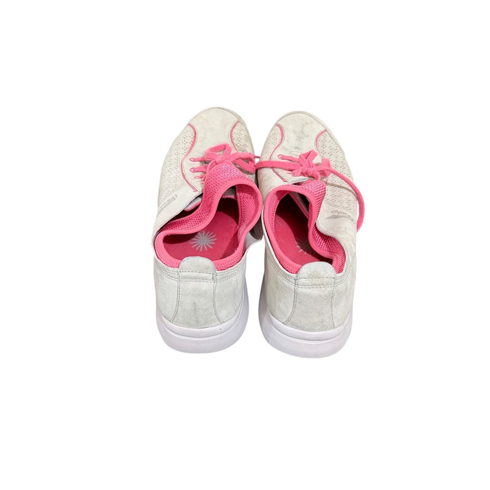 Dansko Elise Womens 42 Gray Pink Leather Slip Resistant Walking‎ Sneakers - Picture 4 of 6